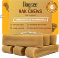 Dogsee Yak Chews for Dogs 1lb (Medium - 6 Bars), 100% All Natural, 60% Protein, Dog Treats Medium Breed, Yak Chews Long Lasting for Aggressive Chewers, Raw Hide Free