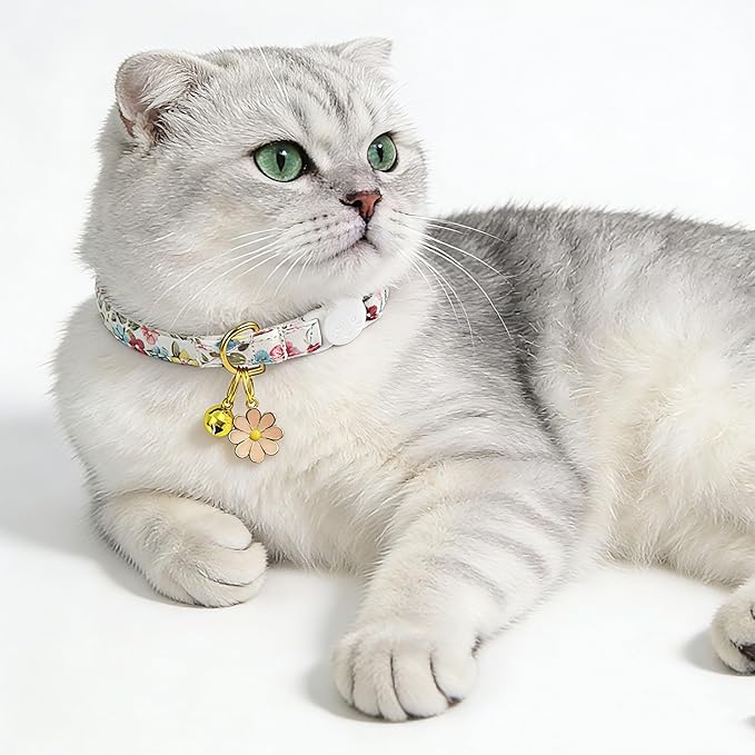 2 Pack Cotton Breakaway Cat Collars Set - Image 6