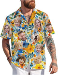 Custom Hawaiian Shirt with Face Photo Picture by GLOXO