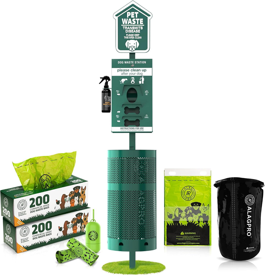 NEW 2026 Dog Waste Station Outdoor Pet Waste Station