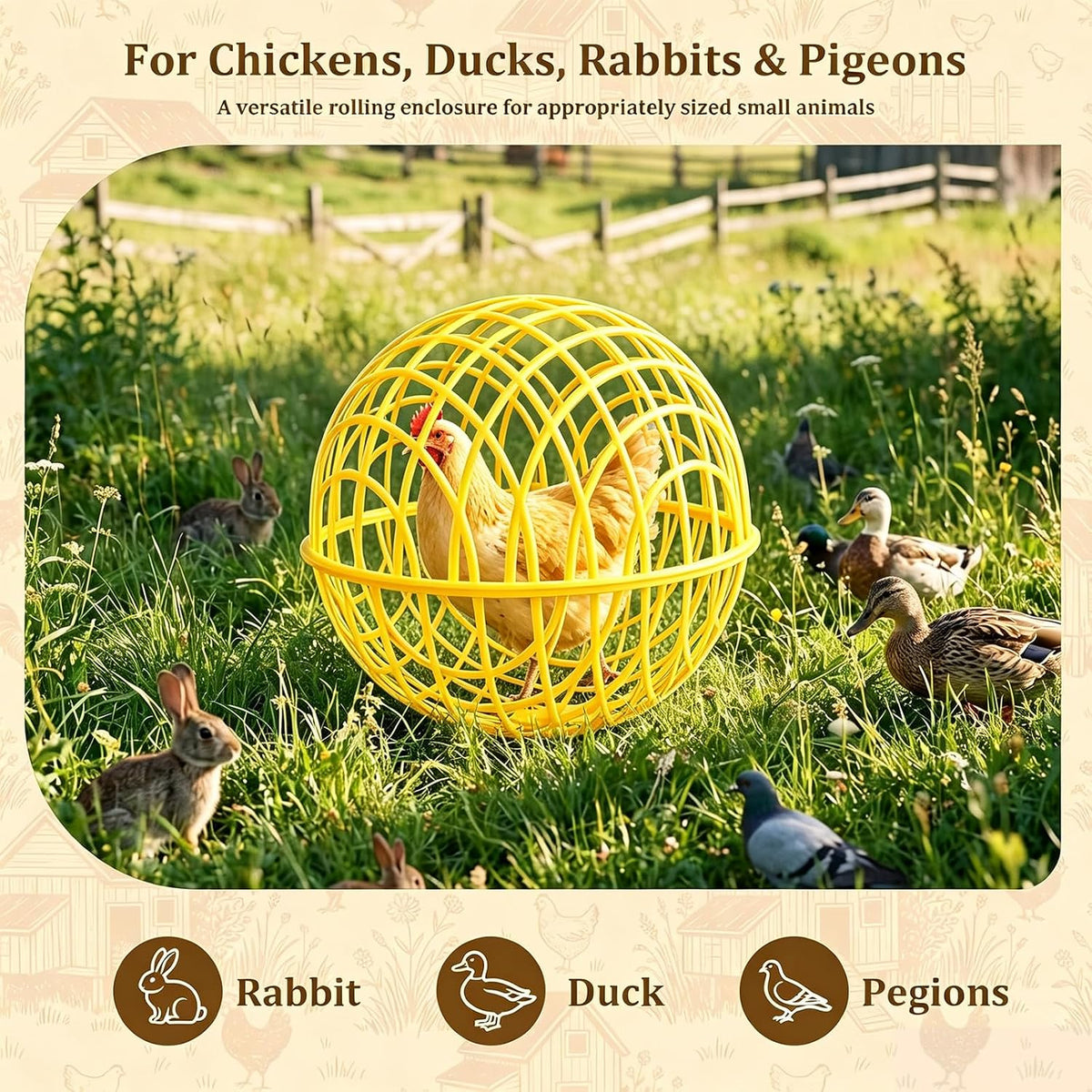 Chicken Ball Cage 4 Pack