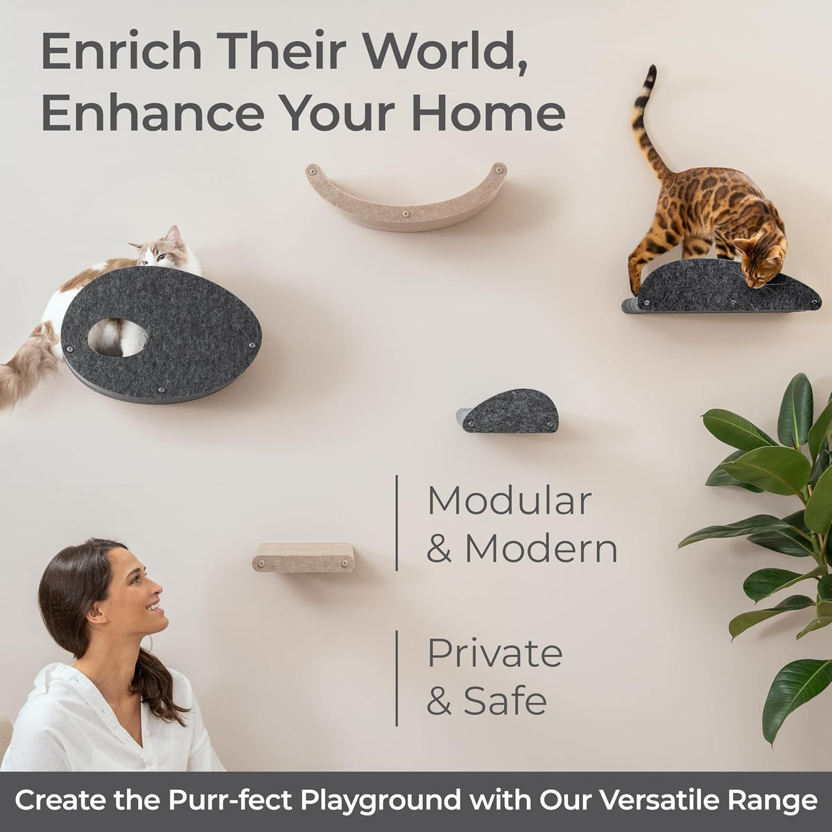 Add-On Cover Accessory for Pryde Cat Wall Shelves Set