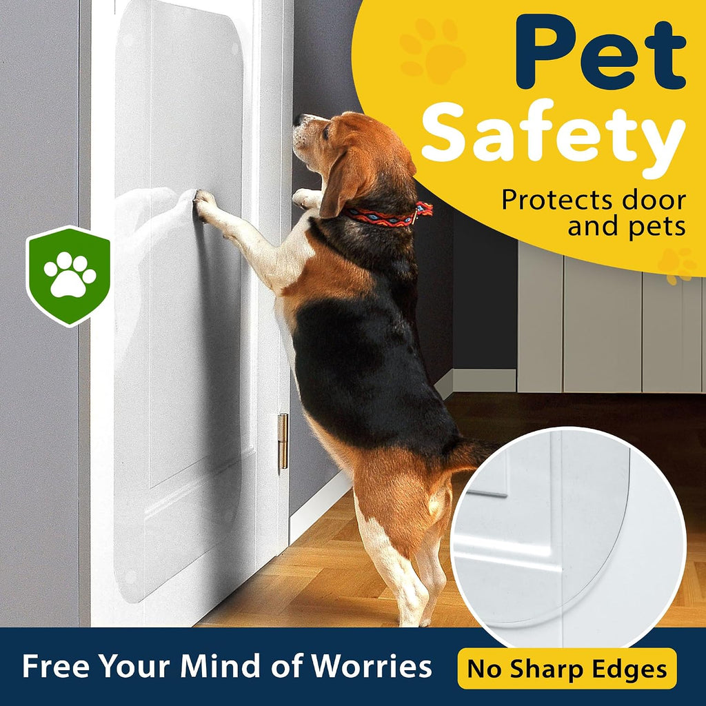 PROTECTO Door Protector from Dog Scratching, 30x20 - Door Scratch Guard