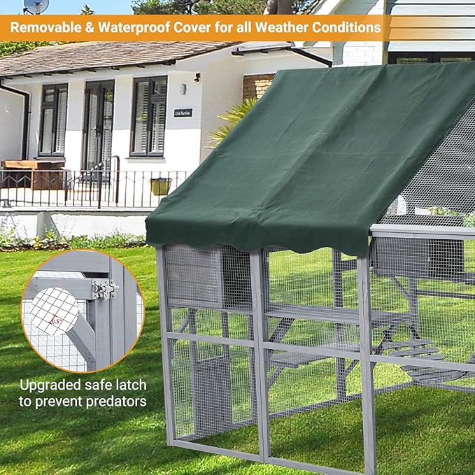 PeakPursuit Extra Large Cat Enclosure, 110 Inch Large Catio - Image 6
