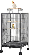 36-Inch Deluxe Sturdy Wrought Iron Bird Flight Open Play Top Cage by Mcage