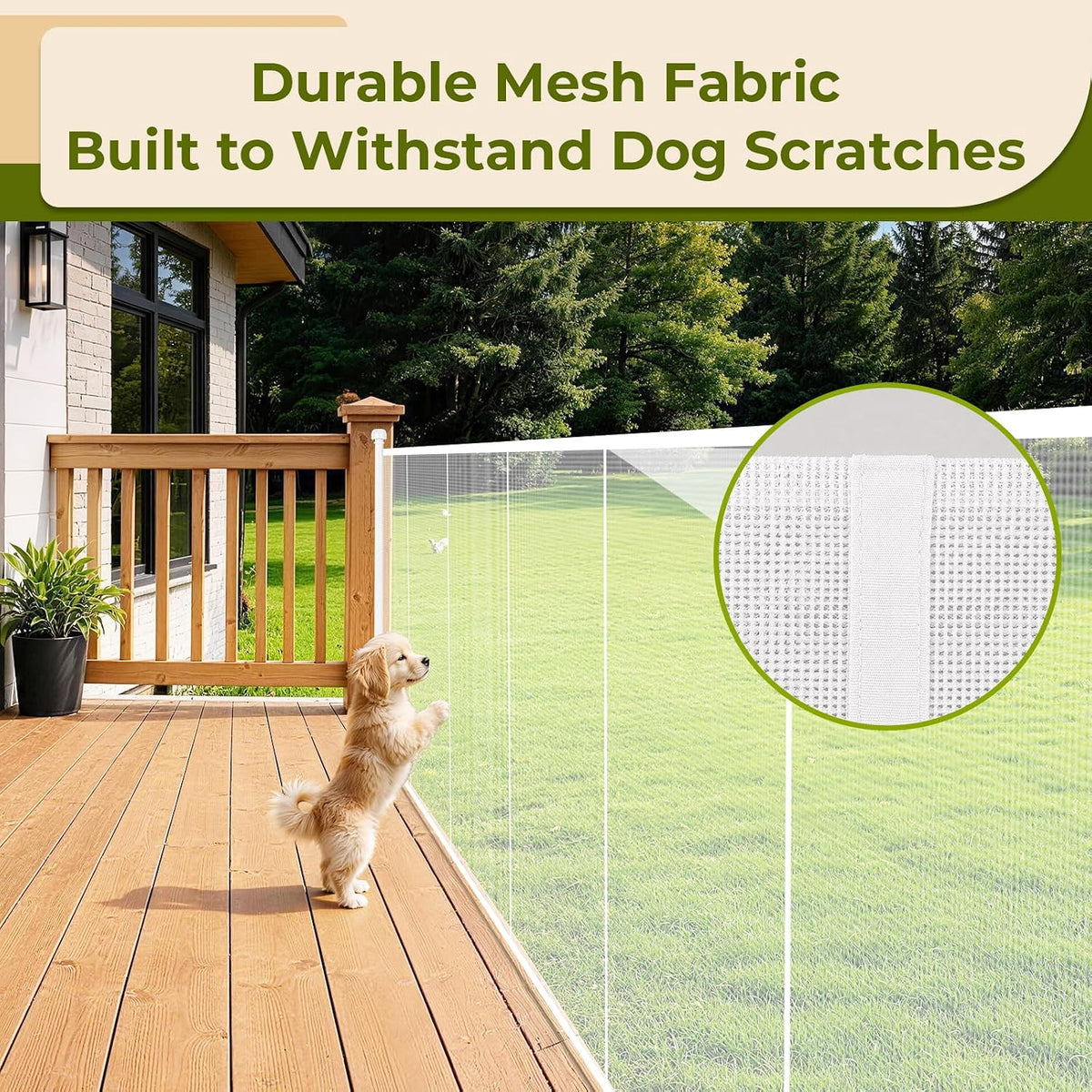 200" Extra Wide Retractable Baby Gates Dog Gate, 47" Tall Child Pet Safety Gate with Reinforced Strips for Stairs, Extra Long Garage Gates Mesh Fence for Driveway Decks Patio Outdoor Indoor