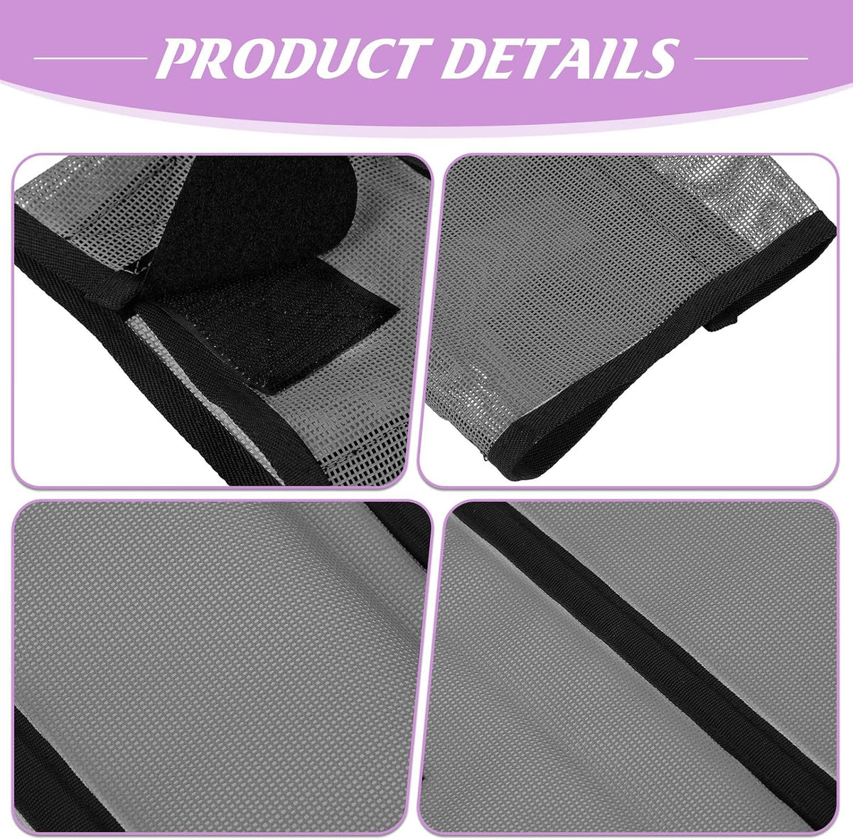 Jexine 8 Pcs Mesh Fly Boots for Horse