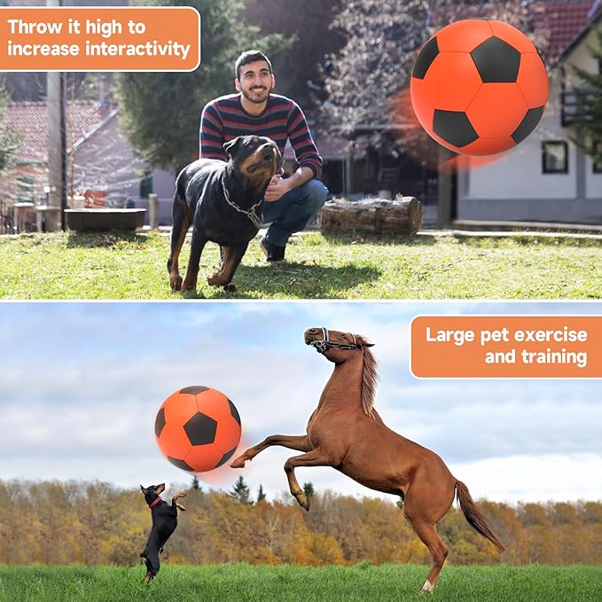 QDAN Herding Ball for Dogs, 25 inch Dog Balls, Giant Dog Toys Horse Toy - Image 2
