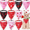 Sanwuta 10 Pcs Mother's Day Cat Collar Bandanas, Breakaway Adjustable Kitty by Sanwuta