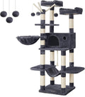 FEANDREA Cat Tree, Large Cat Tower, 64.6 Inches, Cat Activity Center by FeandreabySONGMICSHOME