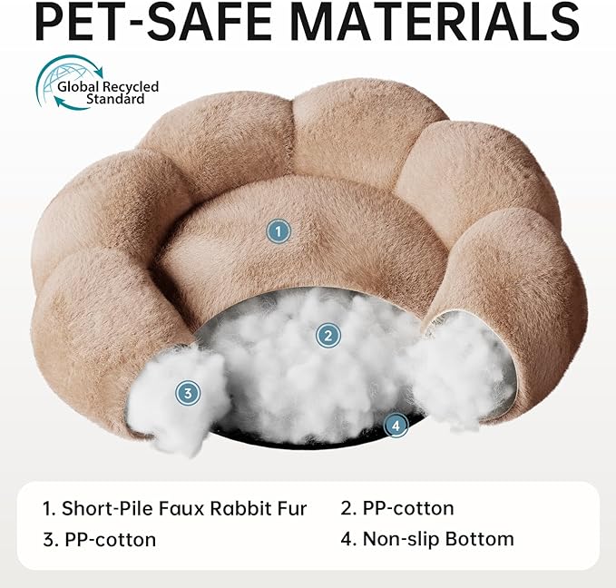 OhGeni 27 inches Calming Donut Dog & Cat Bed - Image 7