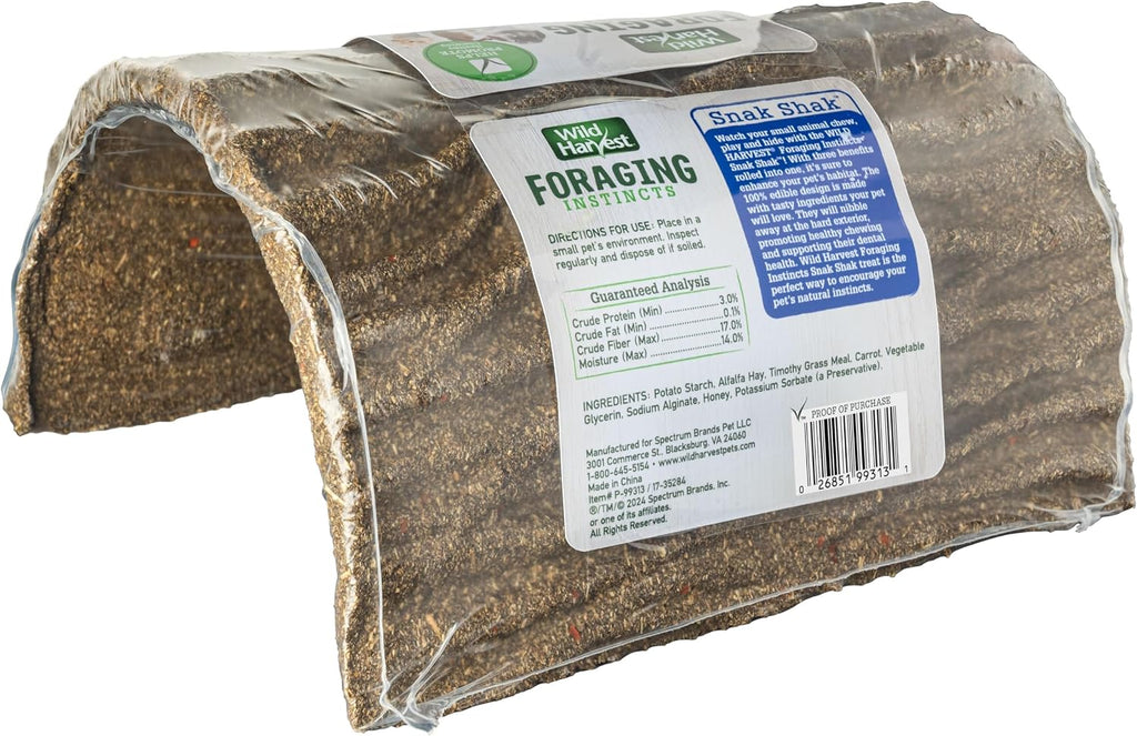 Wild Harvest Snak Shak Edible Hideaway Small Animal Treat