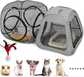 Portable Cat Playpen, Trapezoidal Design for Better Standing, Foldable Pet Tent for Indoor and Outdoor Use of Kitten and Puppy, Dog Play Enclosure with Removable Bottom, Cat Houses & Condos