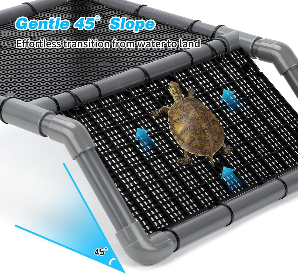 SKARUS Large Hanging Turtle Basking Platform for 55-150 Gallon Tanks