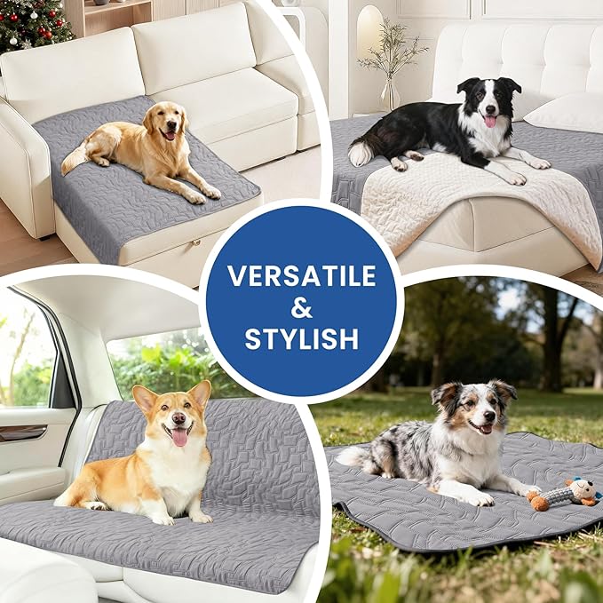 Waterproof Dog Bed Cover Pet Blanket, Soft Couch Cover - Image 5