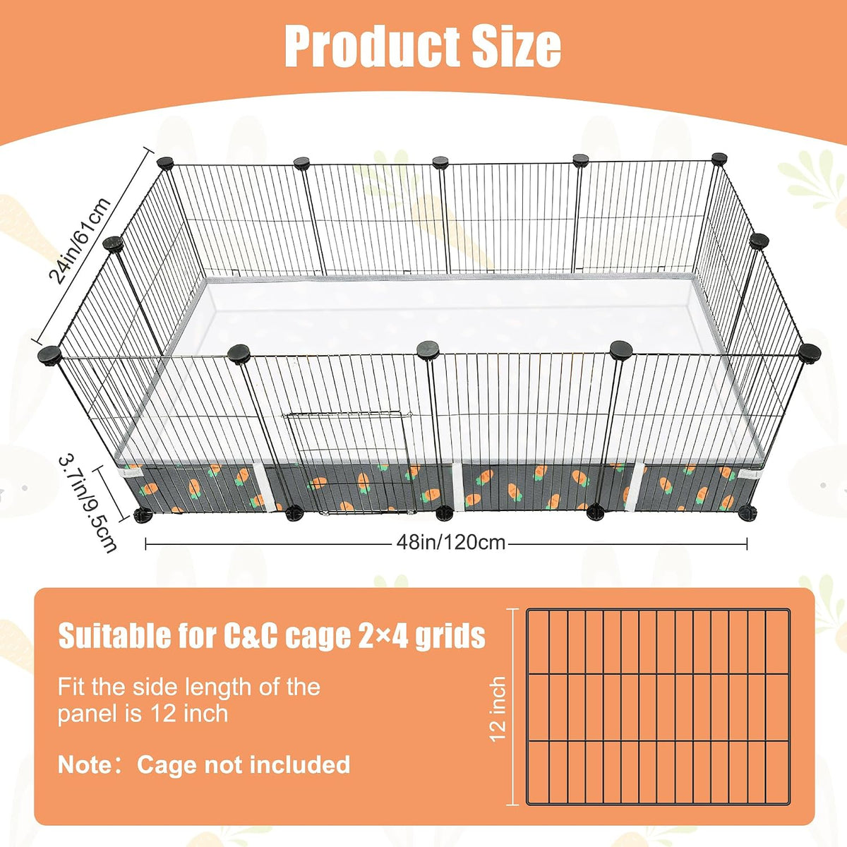Guinea Pig Cage Liner 24" X 48"