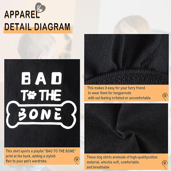Discover Cozy Cotton Canine Wear: Soft, Lightweight, and Breathable Dog Shirt - Image 3