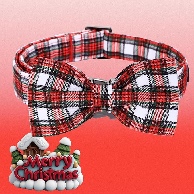 Christmas Dog Collar, Christmas Puppy Necklace - Image 3