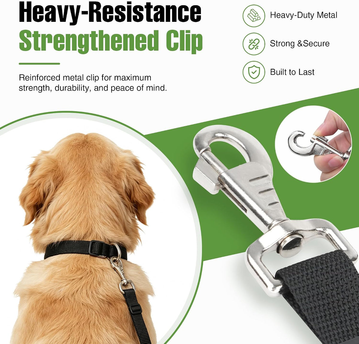 Dog Bike Leash Heavy Duty Handsfree Quick Release Bicycle Attachment Tangle Free for Medium Dogs Cycling Walker