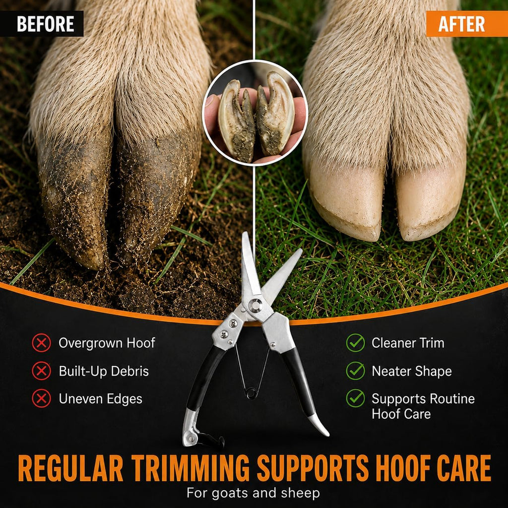 Goat Hoof Trimmers Sheep Shears Kit Garden Pruning Shears 140dxr Straight
