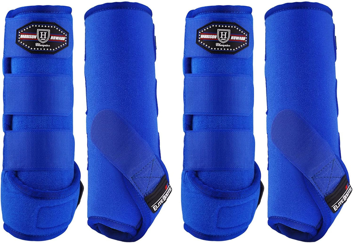 Harrison Howard 4-Pack Horse Sport Boots, Protective Horse Boots