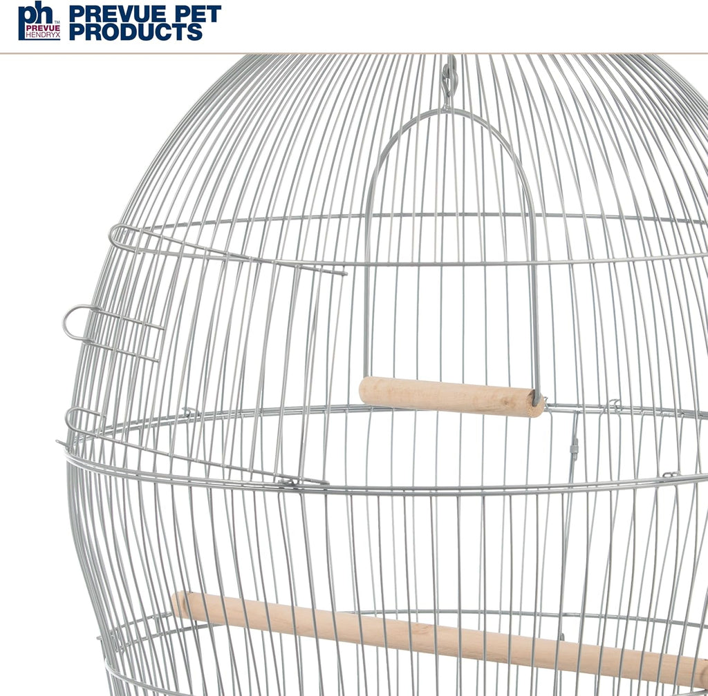 Prevue Pet Products Sonata Round Metal Birdcage - Gray