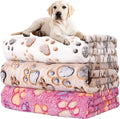 Rezutan Dog Blankets for Large Dogs, Upgraded 3 Pack Dogs Cat Blanket Washable by Rezutan