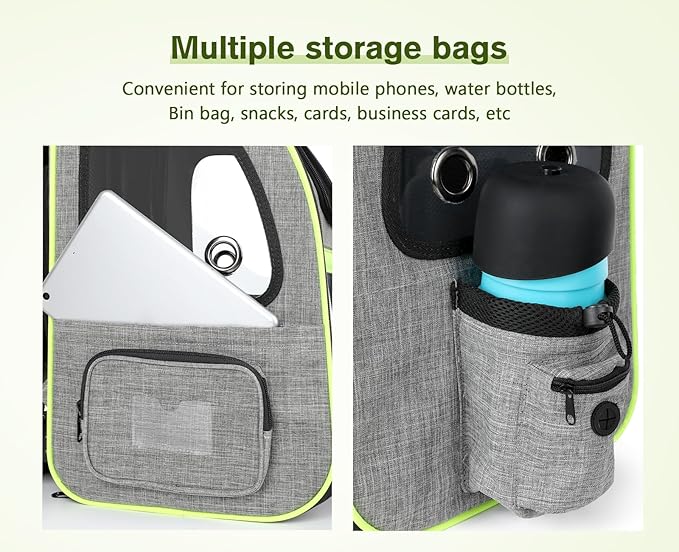 Pecute Pet Carrier Backpack, Large Cat Carrier Backpack Hold Up to 22 Lbs - Image 7