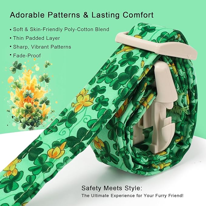 St. Patrick's Day Dog Collar for Medium Dogs - Image 5