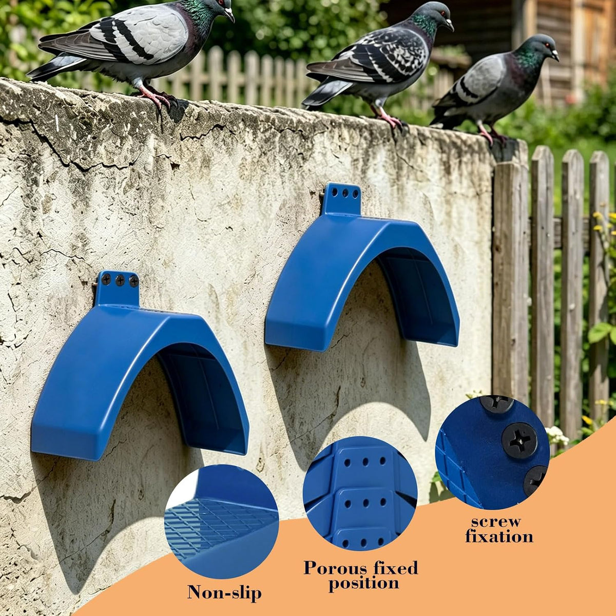 Plastic Dove Rest Stand, Lightweight Pigeon Perch, Roost Holder, Birdcage Accessory for Parrots and Other Birds, 20 Pcs (20, Blue)