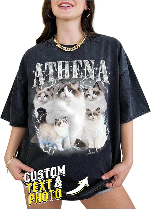 Custom Bootleg Rap Tee, Personalized Girlfriend Vintage Graphic T-Shirt by CustomsMerch