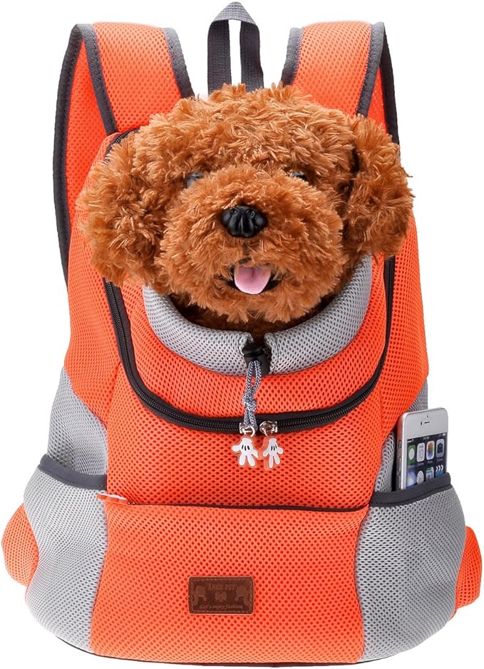 Mogoko Airline Approved Cat Dog Backpack, Puupy Pet Carrier Front Bag - Image 6