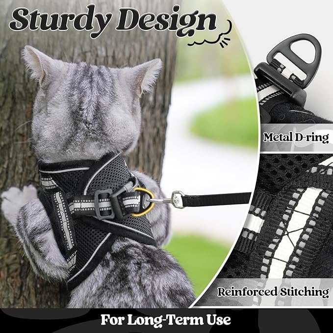rabbitgoo Cat Harness and Leash Set - Image 4