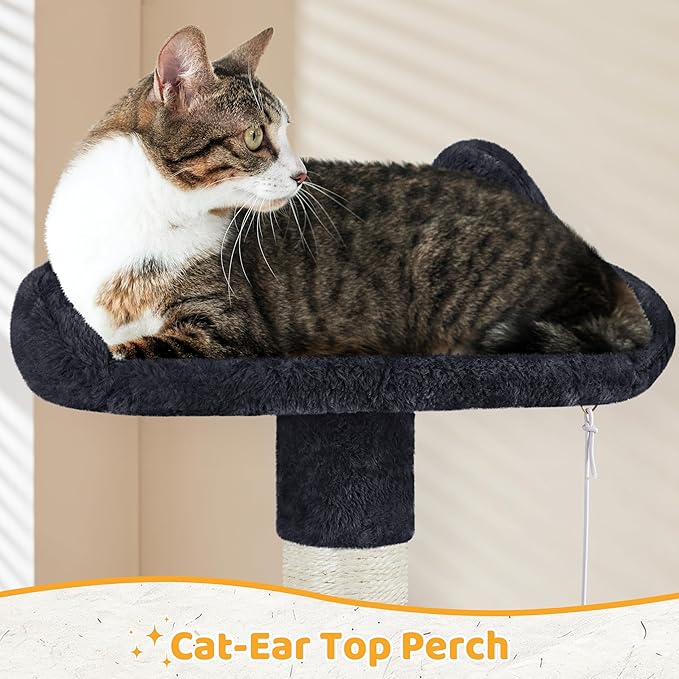 Yaheetech 54in Cat Tree Cat Tower as Activity Center, Indoor Cats and Kittens - Image 5