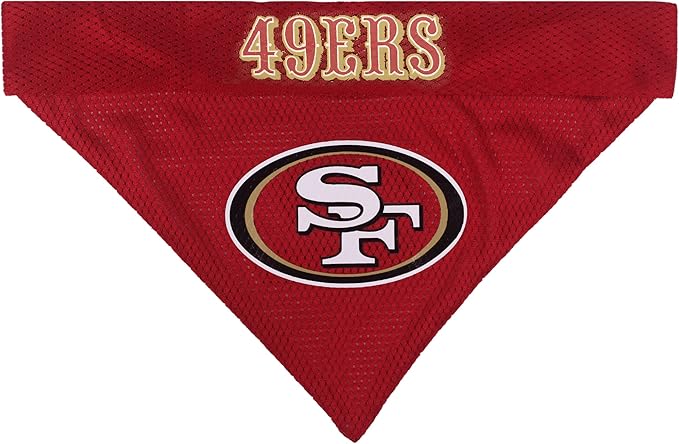Pets First NFL SAN Francisco 49ERS Reversible Bandana Size XX-Large - Image 2