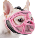 Mayerzon Mesh Short Snout Dog Muzzle with Anti-Eating Design for Frenchie