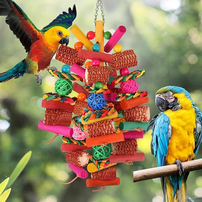 Kyouki Parrots Toys for Cockatiels, Parrotlets, Meyer's & Other Small/Medium - Image 4