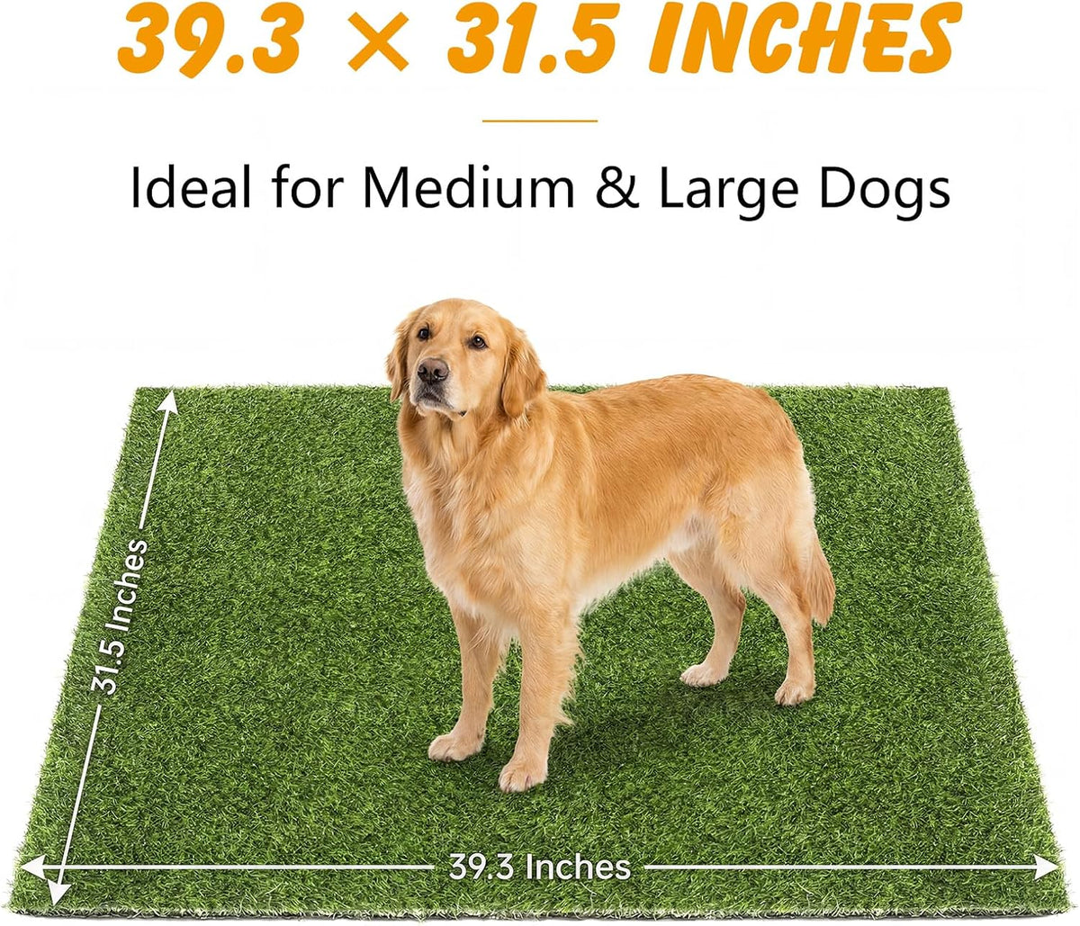Ondware Grass Pee Pads for Dogs Potty 39.3×31.5 Inches Fake Grass Pee Pad