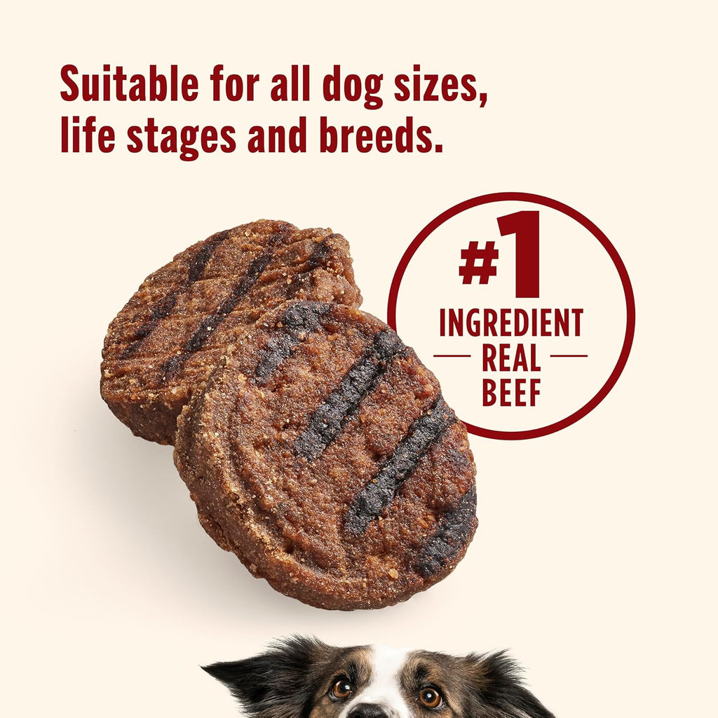 Nutrish Burger Bites Dog Treats, Beef Recipe, 5 oz. Pouch (Rachael Ray)