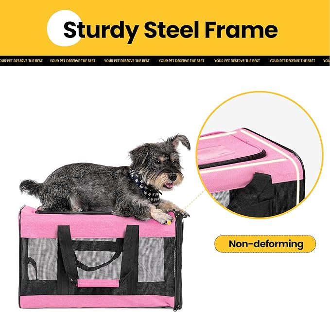 Dog Carrier Soft Sided, Large Cat Carrier - Image 8