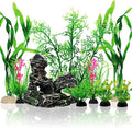 Fish Tank Accessories Aquarium Decorations Plants, Aquarium Decor Plastic Plants by Unknown