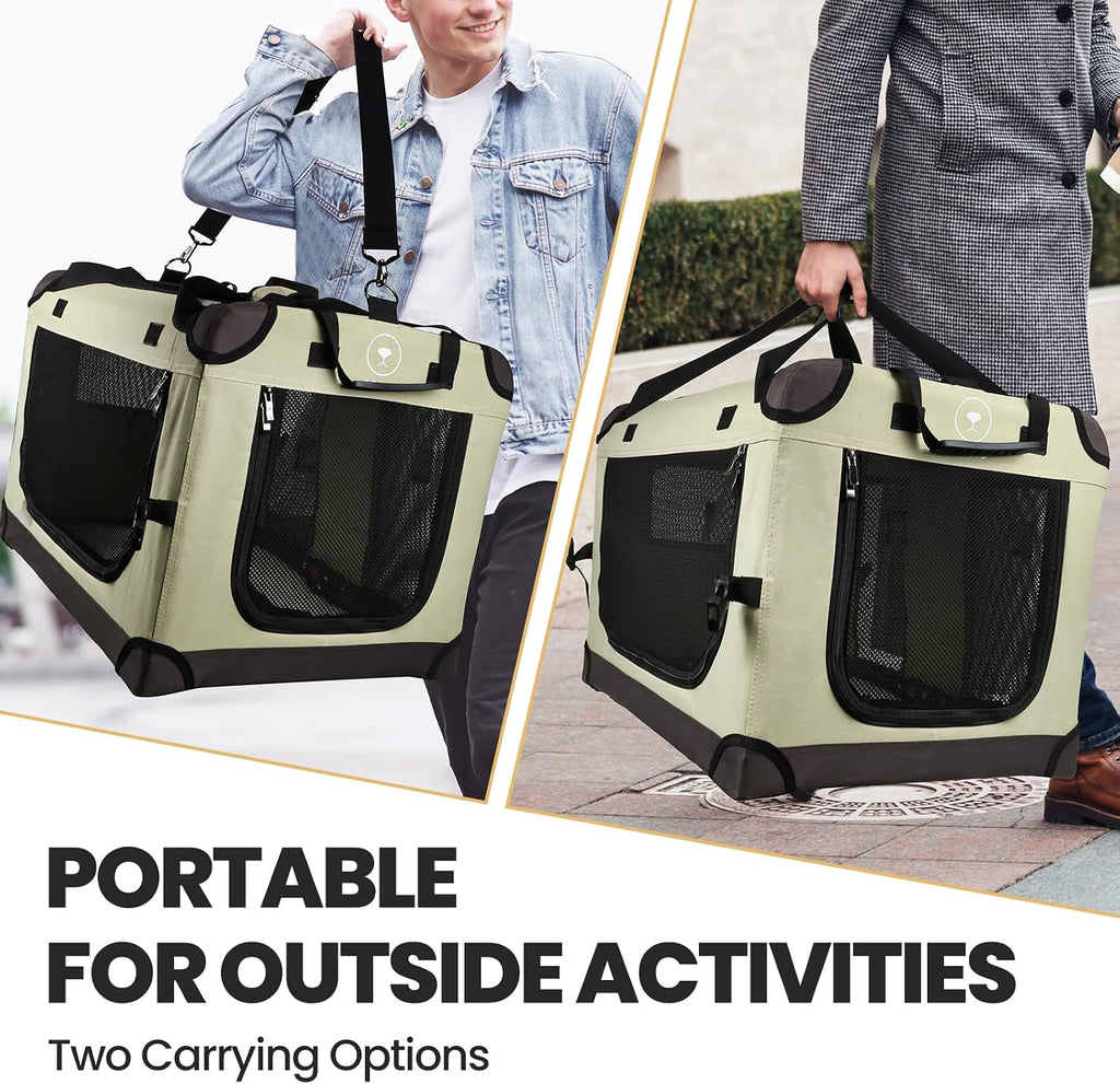 PEGIC Extra Large Cat Carrier, Brown