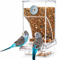 Rypet No-Mess Automatic Bird Feeder, Parakeet Cage Accessories