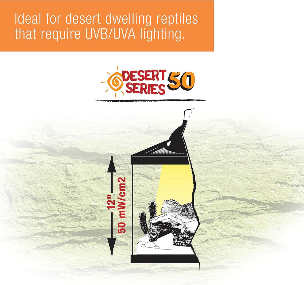 Zilla Desert T8 UVB Fluorescent Light Bulb, 15 Watt
