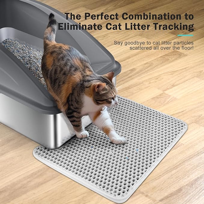 Stainless Steel Litter Box | XL Enclosed Cat Litter Boxs - Image 7