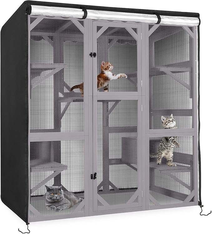 Kingling Outdoor Cat House Cover by Kingling