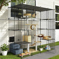 Oneluck Outdoor Cat House Cat Cages Enclosure by Oneluck
