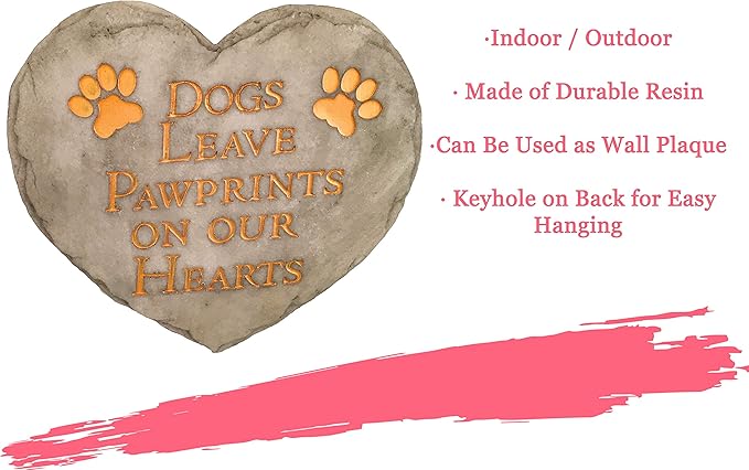 Spoontiques - Garden Décor - Dogs Leave Pawprints Stepping Stone - Decorative - Image 7