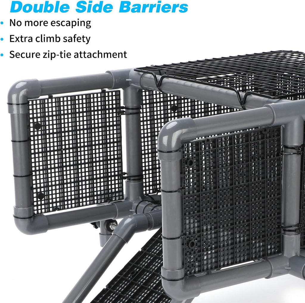 SKARUS Extra Large Turtle Basking Platform for 40-90 Gallon Aquarium Tanks