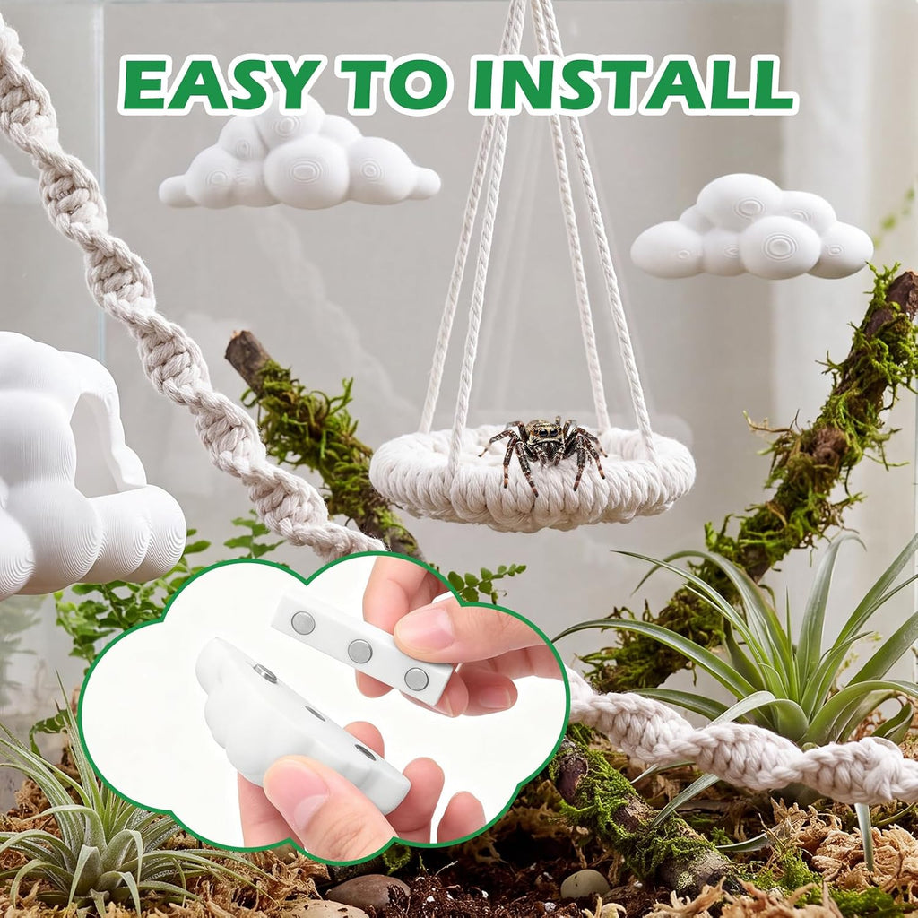Jumping Spider Enclosure Accessories Kit, Spider Hides, 5 PCS